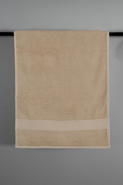 Arelina Textile 100% Cotton Gaia Beige 50X100 2-Piece Towel Set (Hand-Bath Towel)