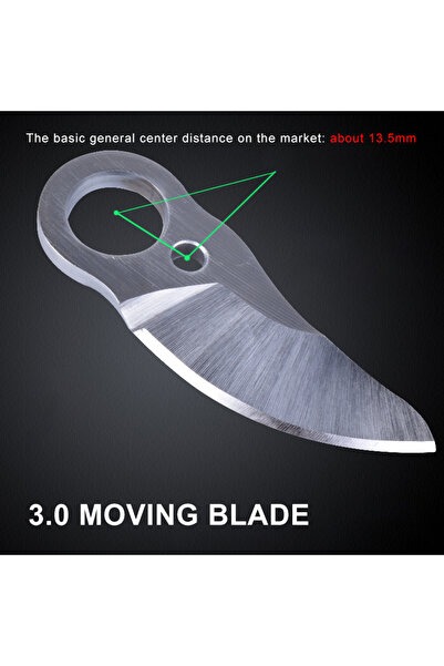 Choice1 مقصات التقليم الكهربائية SK5 ذات الشفرة المتحركة 30 مم، شفرات قطع حاد...