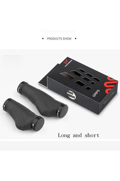 Choice 1 Long 1 Short Bicycle Silicone Handlebar Grips Tpr Integrated Rubber Handle Mtb Cycling Hand Rest M