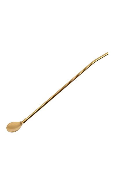 Chavin 22 cm Steel Cocktail Mixing Spoon - Brown Latte Bartender Cin759sr