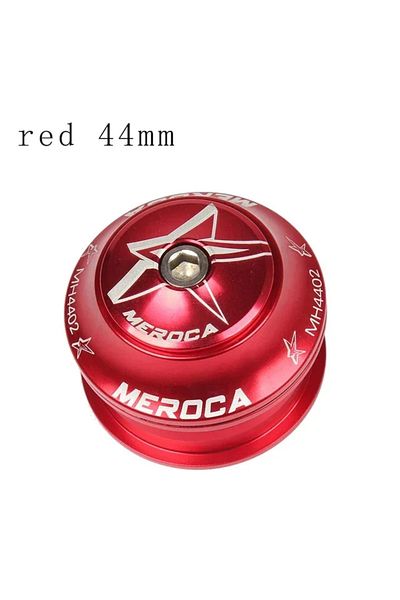 GOLDIX Red 44mm Meroca Bicycle Headset 44-44mm Ultralight Seal Bearing 1 1/8 Integrated Steering Front Fork