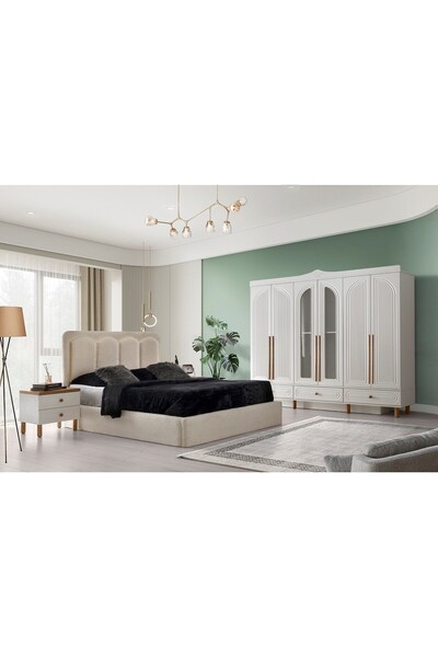 AYDINEV İZMİR MDF BAZALI YATAK ODASI TAKIMI
