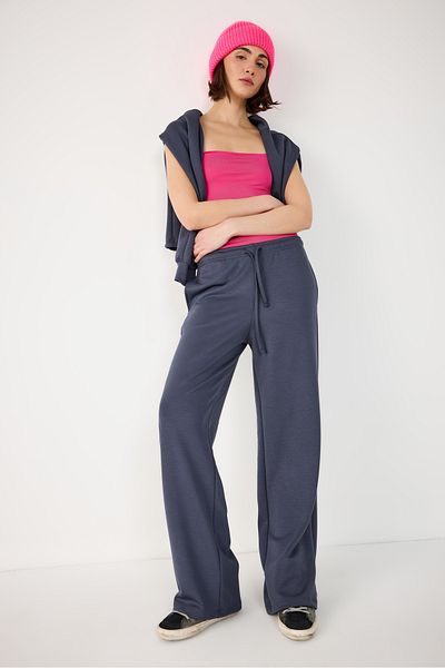 No Matter What Relaxed Fit Trousers with Drawstring Waist