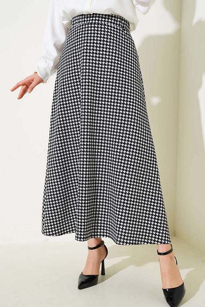 İKLİM LİFE Flared Skirt with Side Zipper