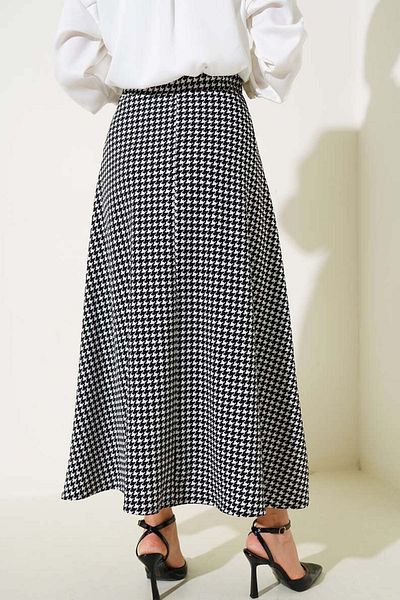 İKLİM LİFE Flared Skirt with Side Zipper