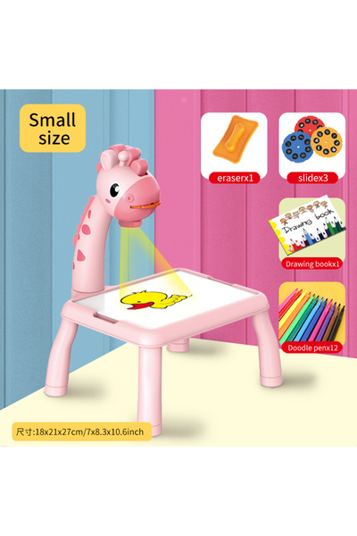 Choice1 لوحة رسم كهربائية وردية اللون على شكل غزال، لوحة كتابة متعددة الوظائف...