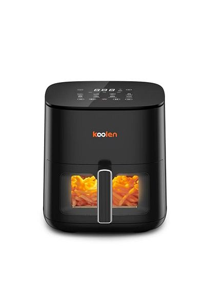 Koolen Digital Air Fryer with Clear Window, 5L, Black
