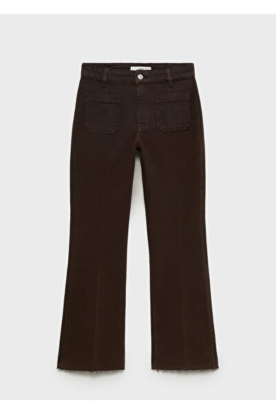 MANGO Woman Cepli flare jean pantolon