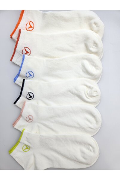 hırçın 6 Çift Dikişsiz Bambu Kadın Patik