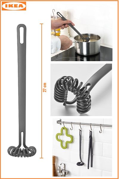IKEA Fullandad Set of 6 Gray Spoon Ladle