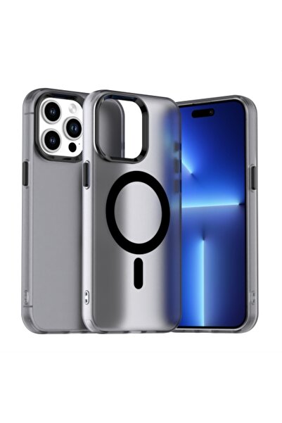 Rivor Apple iPhone 15 Pro Max Uyumlu Kılıf Kamera Çıkıntılı Magsafe Ve Kenarl...
