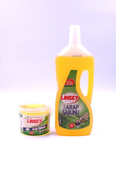 DETSAN Güvencesiyle (51. Yıl) Linsey Arap Sabunu Set 1 L Sıvı & 500 gr Jel, K...