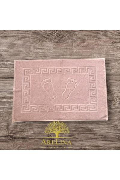 OYT TEKSTİL منشفة قدم وردية، سجادة حمام مقاس 50x70 سم