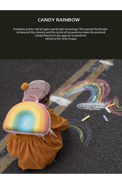 zoy zoii Rucsac Zoyzoii Dream Cute Rainbow – Curcubeu