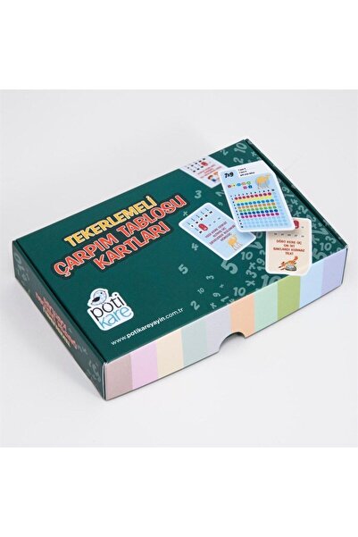 Pötikare Yayıncılık Tekerlemeli Çarpım Tablosu Kartları