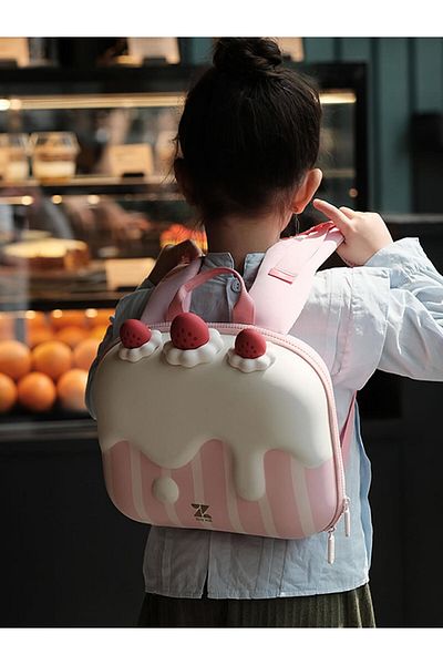zoy zoii Rucsac Zoyzoii Cream Cake – Tort cu căpșuni