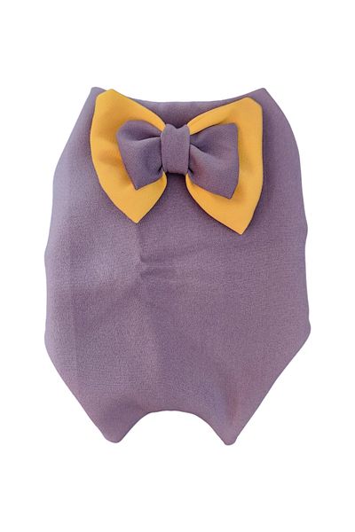 atelyu Cat Dog Suit Smoked -Yellow Half Tuxedo Birthday Special Day Suit