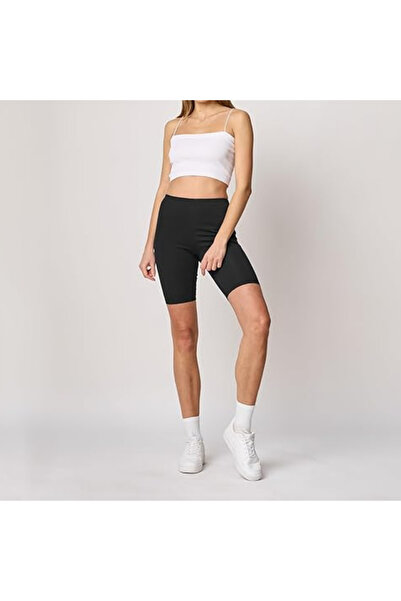 AY10 Siyah Kısa, Voleybol, Yoga , Plates Toparlayıcı Taytı