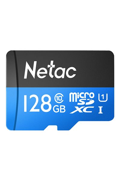 Netac P500 Nt02P500Stn-128G-R Uhs-I U1 Class10 Microsdxc 128Gb Memory Card (with Sd Adapter)