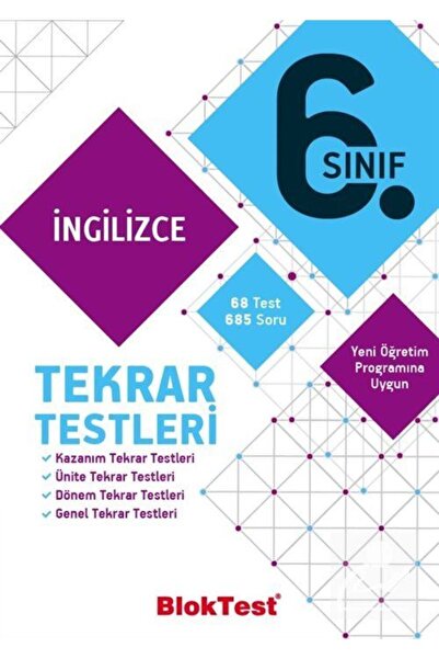 Genel Markalar 6. Sınıf Ingilizce Tekrar Testleri