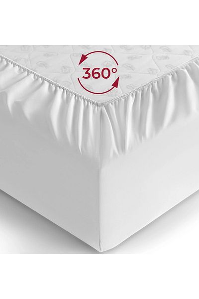 Makrome Fitted Sheet Cotton [Full Elastic] Single Double King Size Quality Bed Sheet