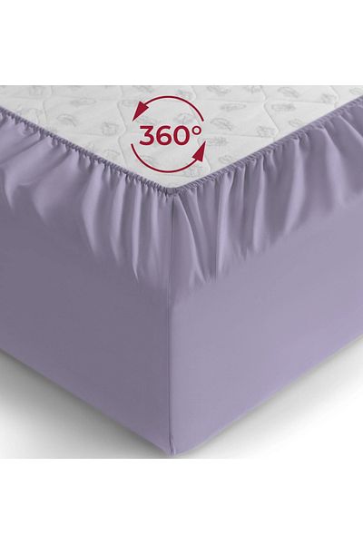 Makrome Elastic Cotton Bed Sheet - Single or Double Quality King Size