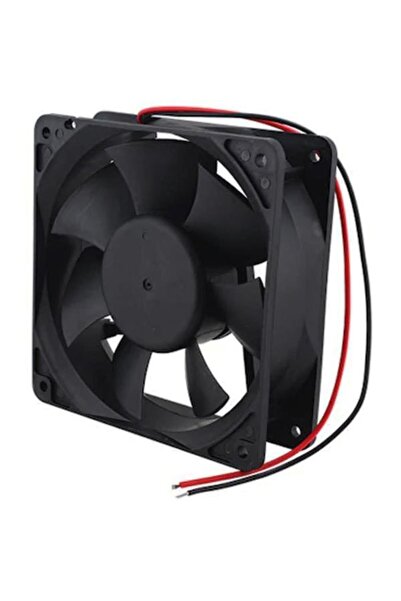 Powermaster PM-1808 Fırçasız DC Fan 120X120x38mm 12 Volt 2 Açık Uçlu Kablolu ...