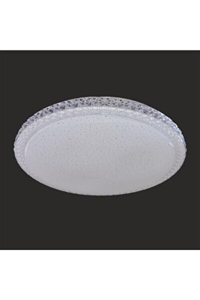 ERBAY 18W SIVA ÜSTÜ KRİSTAL KENARLI DESENLİ DEKORATİF ARMATÜR LED PANEL