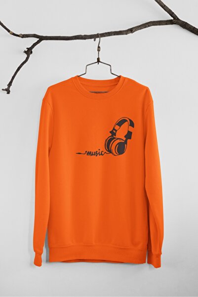 Butik Hanorac unisex cu mânecă lungă, cu 2 fire, BLACK HEADSET Transfer Ba cu...