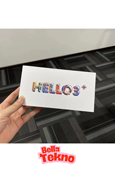 Bella Hello Watch 3 Plus – Sağlık Takibi, GPS, Pusula ve Gelişmiş Spor Modları teknoşık