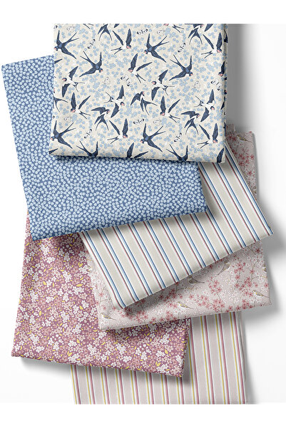 FabricMarket 6 τεμάχια 50x50 εκ. 100% βαμβακερό σετ υφασμάτων συνονθύλευμα – ...