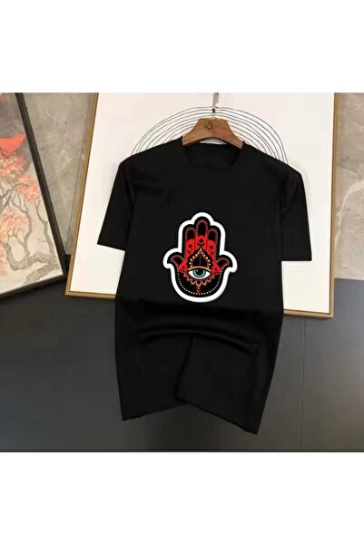 caddekombin Γυναικείο μπλουζάκι από βαμβακερό χτενισμένο βαμβάκι με στάμπα Vi...