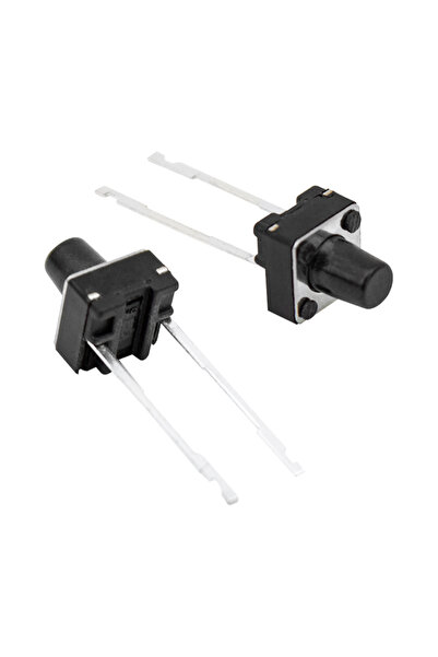 Powermaster Tact Switch Şaseli 6X6x3.5 Mm 2 Bacak IC-200A C9 Buton