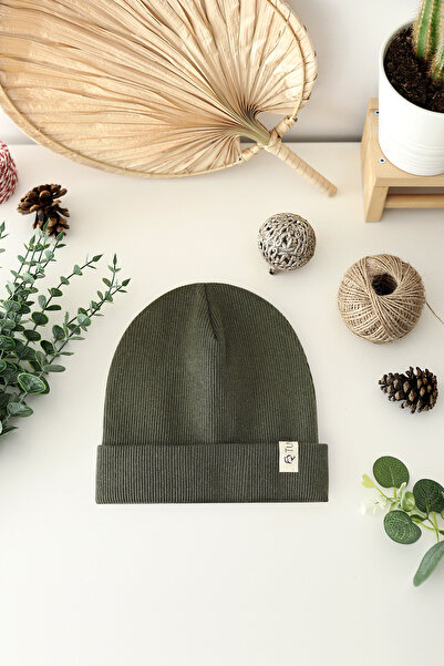 Doğan Collection Ribana Hardal-Haki 2'li Çocuk Bere