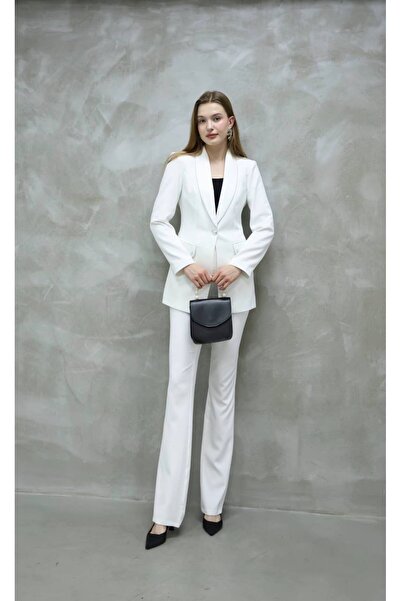 STMT BUTİK Elegant Detailed Stone Trimmed Blazer Suit