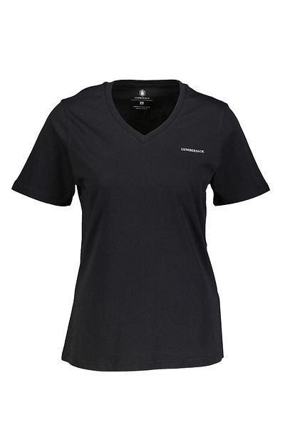 lumberjack Wb V Neck 11Ct126 5Fx Black Women's T-Shirt a 101931790