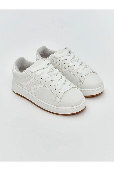 LC Waikiki Pantofi sport pentru femei LCW STEPS bej cu șireturi