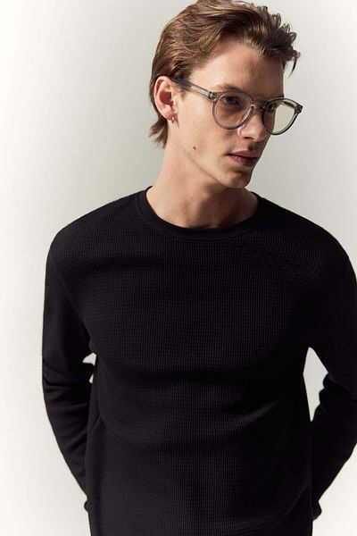 H&M قميص جيرسي منقوش