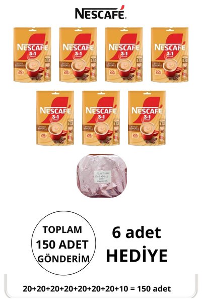 Nescafe Milk Foam 3 in 1 Instant Coffee 48 Pcs 17.4 Gr