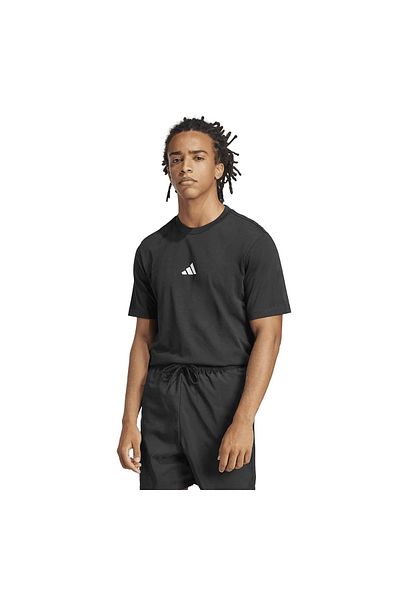adidas M Sl Sj T Μαύρο - Λευκό Ανδρικό T-shirt Je9024