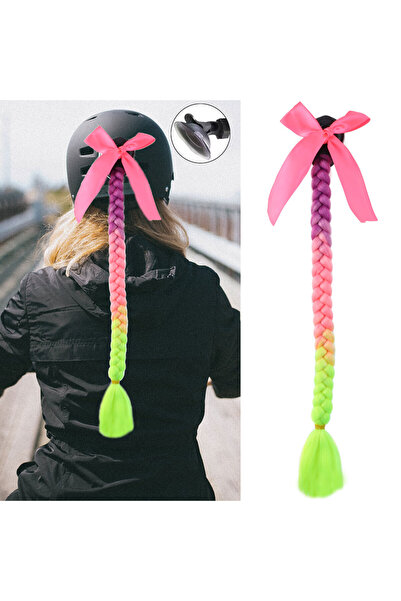 TAM TARZ Cască de motocicletă coadă de cal împletită - ACM21