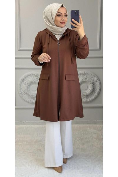 Ebrarengiz Moda ΓΥΝΑΙΚΕΙΑ ΖΑΚΕΤΑ ΜΕ ΚΟΥΚΟΥΛΑ ΜΠΑΡΙΕ