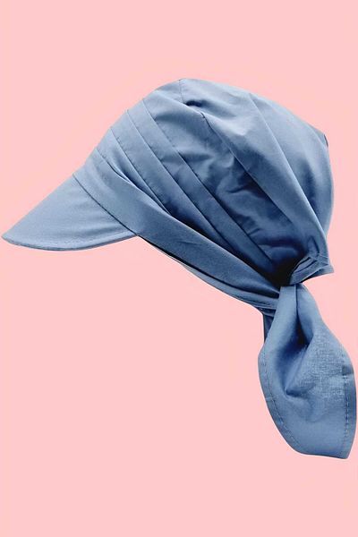 Trenderrs Women's Safari Tie-Up Brim Bandana Beach Hat