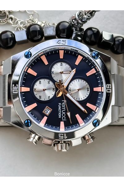 Ferrucci Active Men's Watch with Special Design Functions + bracelet