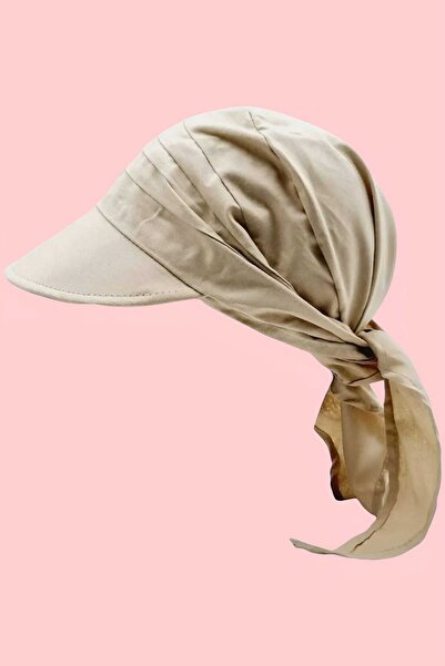 Trenderrs قبعة شاطئ باندانا بحزام سفاري للسيدات