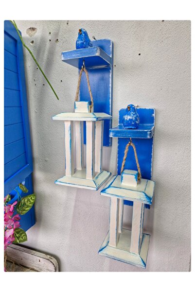 Home 2 li raflı fener set,duvar dekoru,tasarım ürün, mumluk,ev hediyesi,elemegi