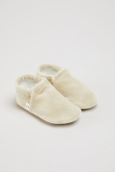 BabyZilla Non-Slip Sole Fleece Baby Booties Organic Cotton Lining, Home Boot Slippers and Nursery Shoes