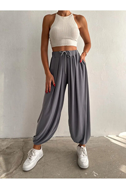 sportiness MODALNA TKANINA MEKANE TEKSTURE ŠALVAR PANTALONE