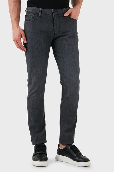 Emporio Armani Slim Fit Cotton Jeans Men's Jeans Pants Em 000121   Af14118