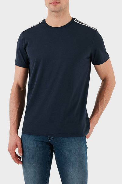 Emporio Armani Tricou pentru ciclism cu logo Armani Stretch imprimat Regular Fit pentru bărbați